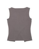 Grey Crossed American TankTop
