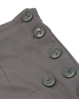 Asymmetrical Structured Ribbing Skirt