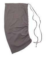 Asymmetrical Structured Ribbing Skirt