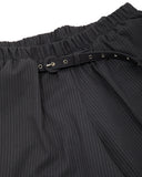 Relaxed Belted Long Capri Short