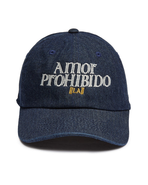 Amor Logo Raw Denim Snapback