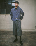 Relaxed Belted Long Capri Short