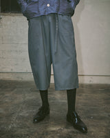 Relaxed Belted Long Capri Short