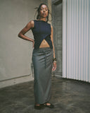 Asymmetrical Nylon RipStop Skirt