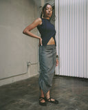 Asymmetrical Nylon RipStop Skirt