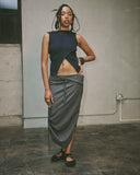 Asymmetrical Nylon RipStop Skirt