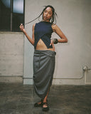 Asymmetrical Nylon RipStop Skirt