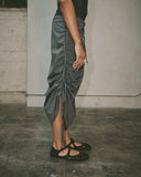 Asymmetrical Nylon RipStop Skirt