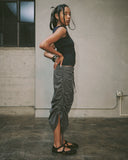 Asymmetrical Nylon RipStop Skirt