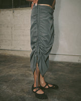Asymmetrical Nylon RipStop Skirt