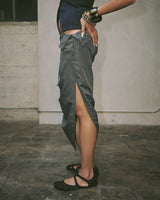 Asymmetrical Nylon RipStop Skirt