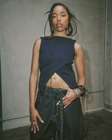 Navy Crossed American TankTop