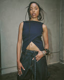 Navy Crossed American TankTop