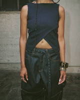 Navy Crossed American TankTop