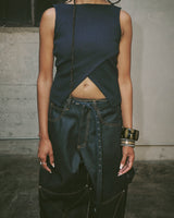 Navy Crossed American TankTop