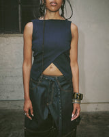 Navy Crossed American TankTop