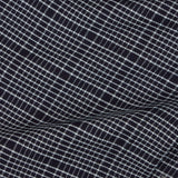 Plaid Indigo Double Zip Jacket