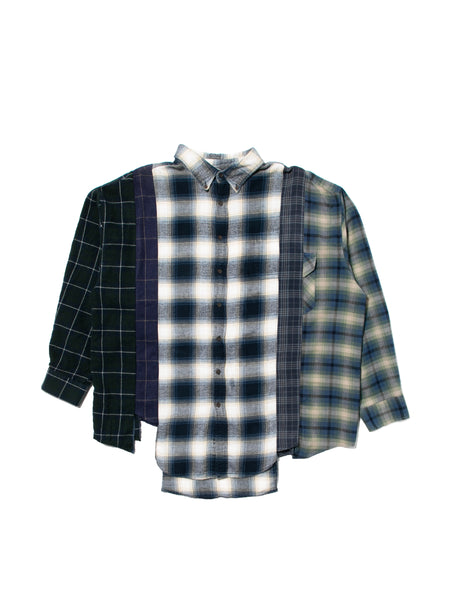 Green & Blue Five Layer Flannel