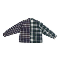 Navy & Green Split Flannel