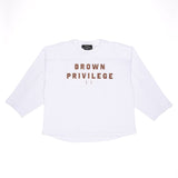 Brown Privilege Jersey Tee